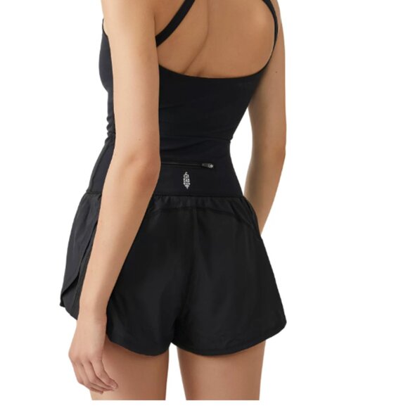 FP Movement Women's Righteous Runsie Black size Small - Picture 2 of 9